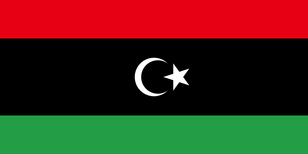 Landesflagge Libyen