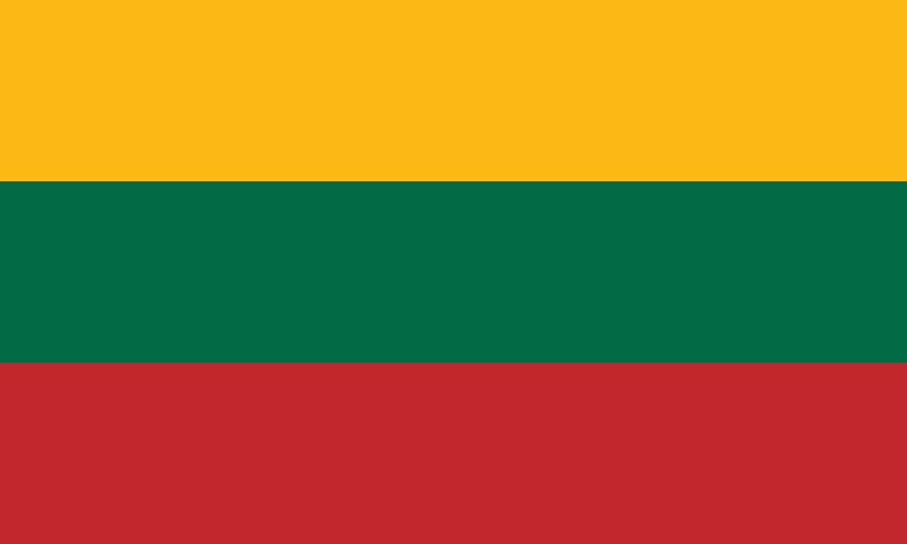Landesflagge Litauen