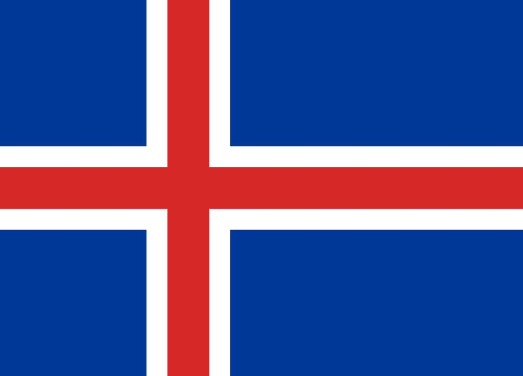 Landesflagge Island