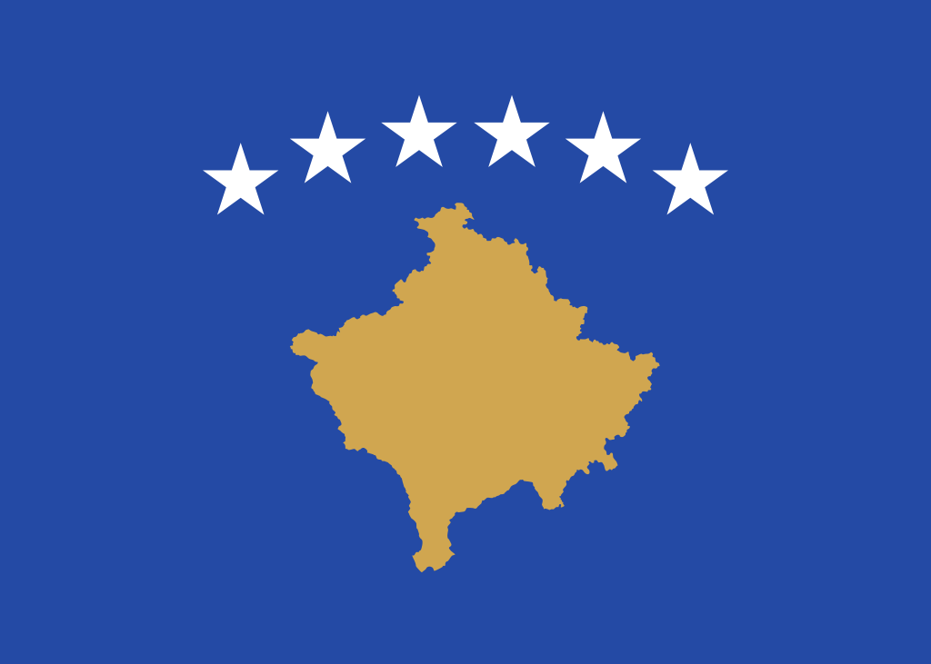 Landesflagge Kosovo