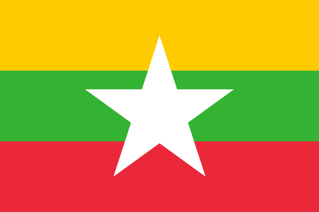 Landesflagge Myanmar