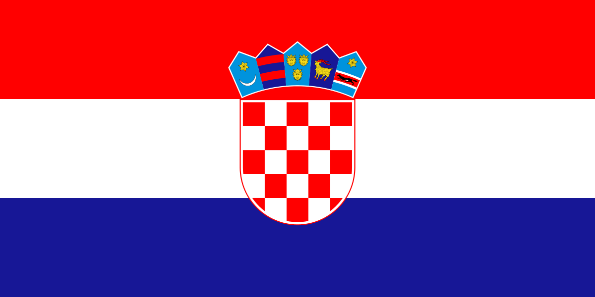 Landesflagge Kroatien