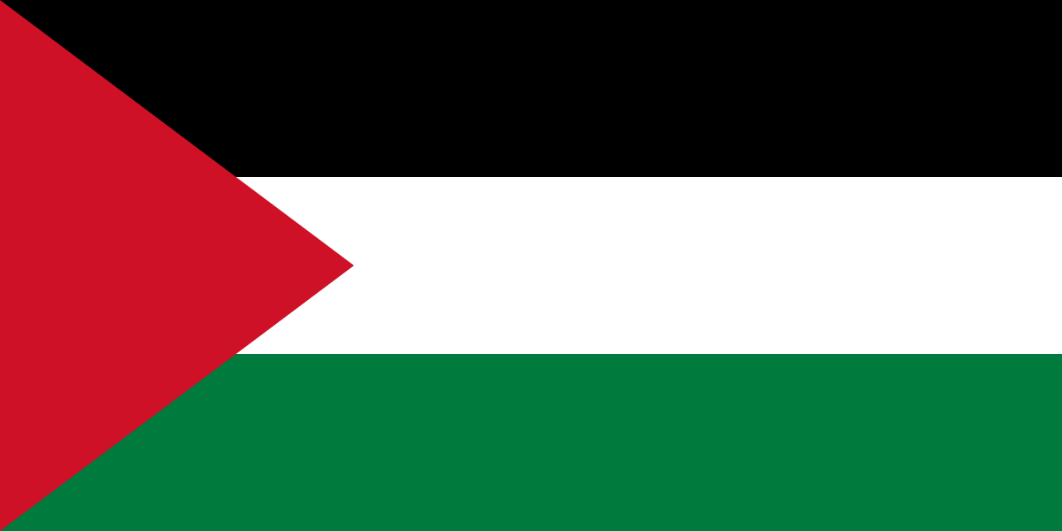 Landesflagge Palästinensische Gebiete