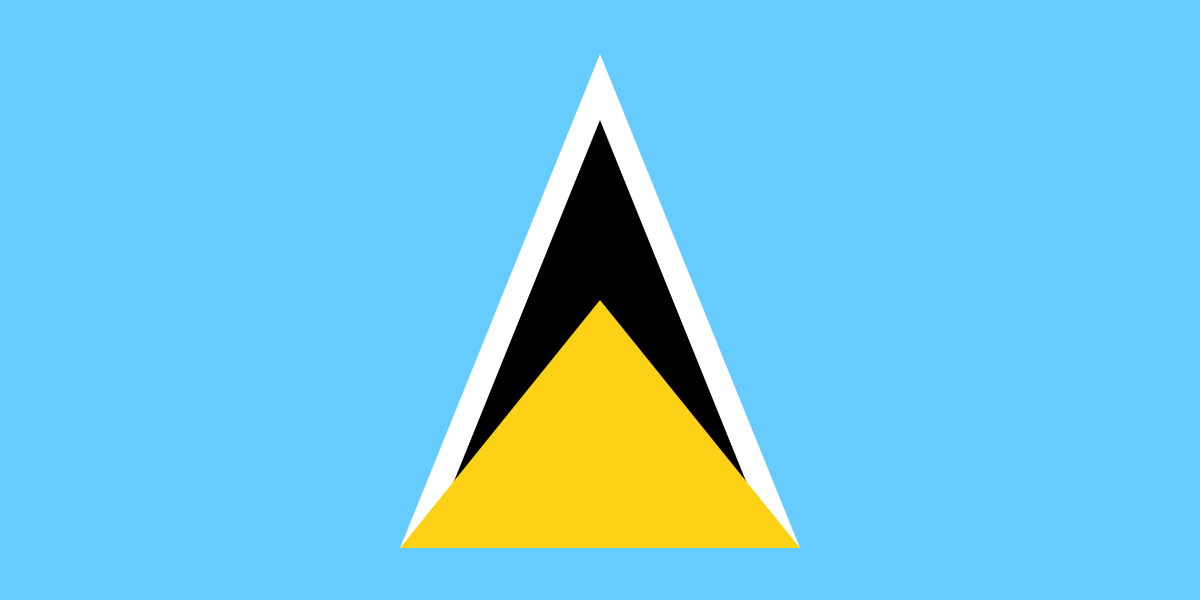Landesflagge St. Lucia