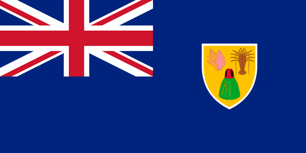 Landesflagge Turks- und Caicos-Inseln