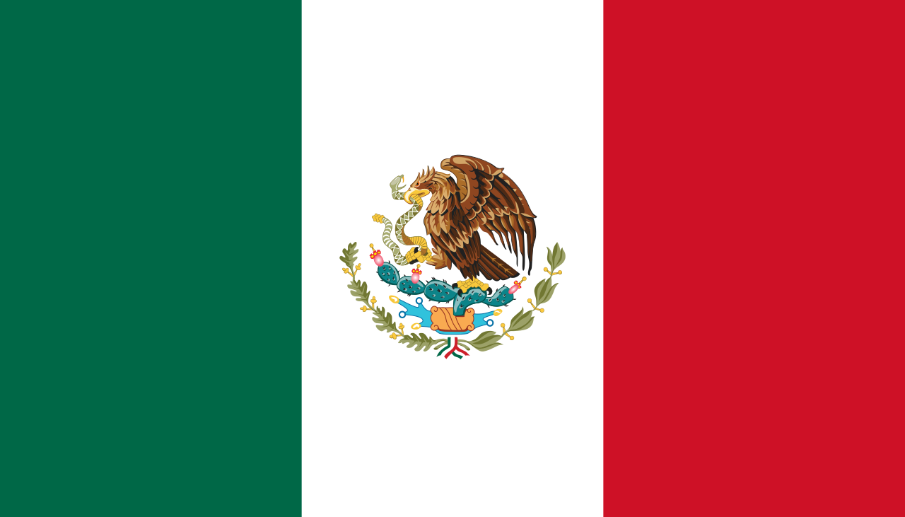 Landesflagge Mexiko