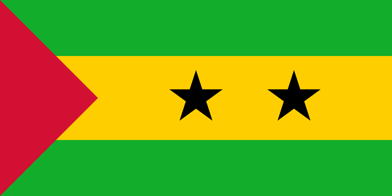 Landesflagge Sao Tomé und Principe
