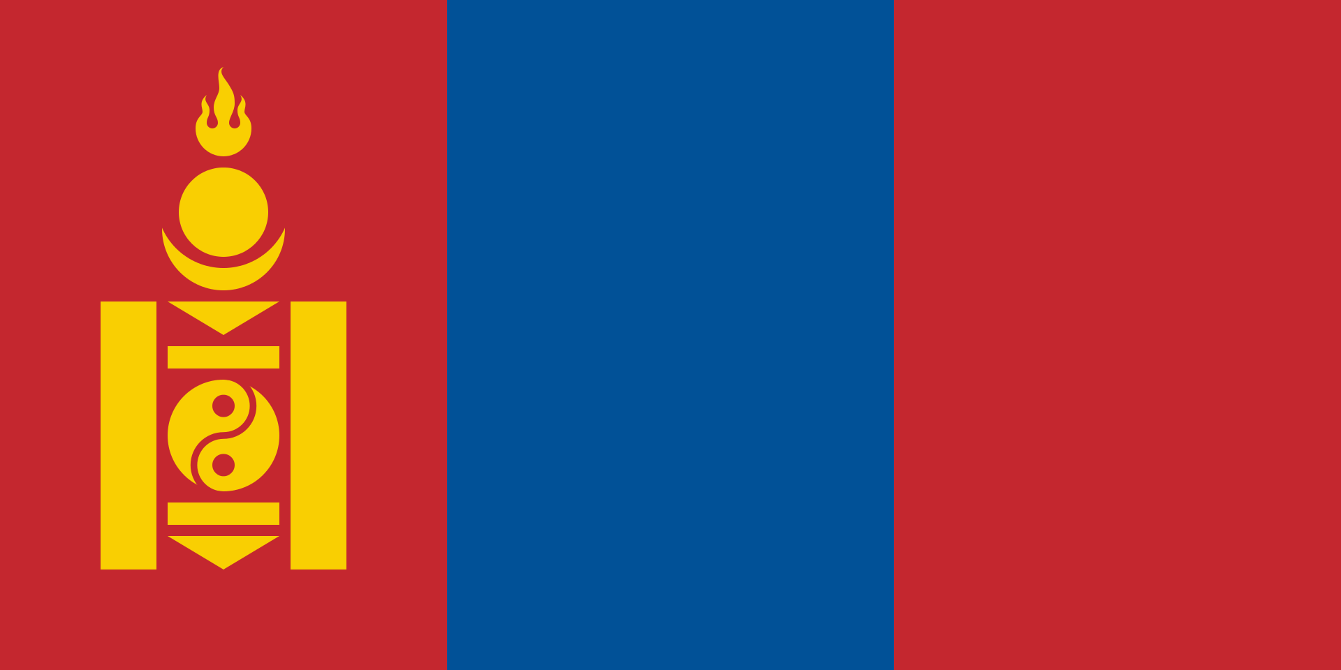Landesflagge Mongolei