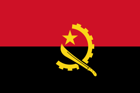 Landesflagge Angola