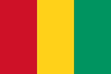 Landesflagge Guinea