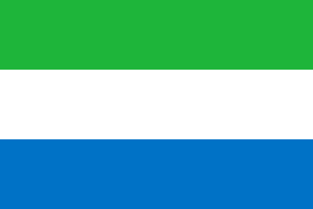 Landesflagge Sierra Leone