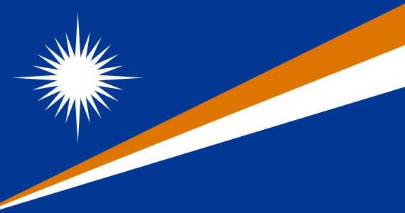 Landesflagge Marshallinseln