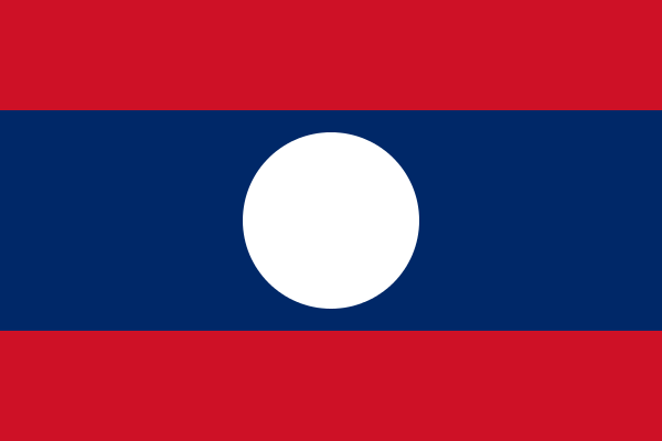 Landesflagge Laos