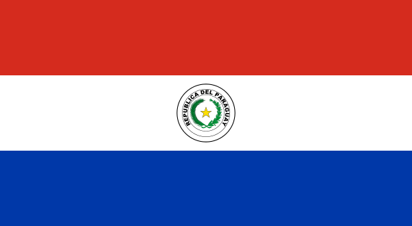 Landesflagge Paraguay