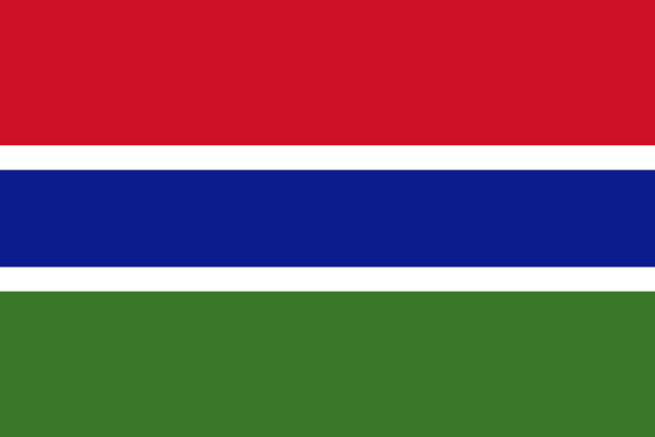 Landesflagge Gambia