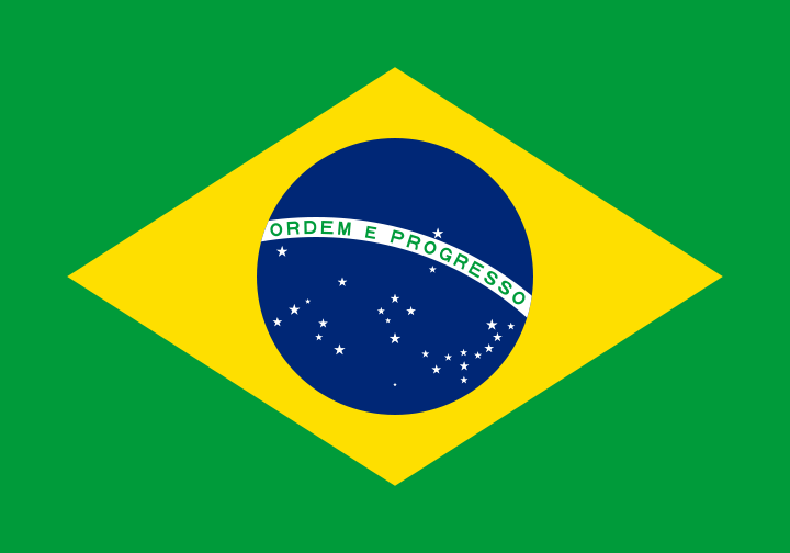 Landesflagge Brasilien