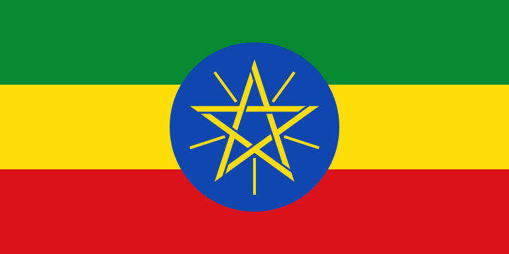 Landesflagge Äthiopien