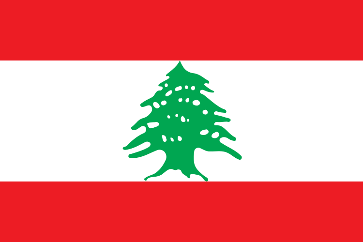 Landesflagge Libanon