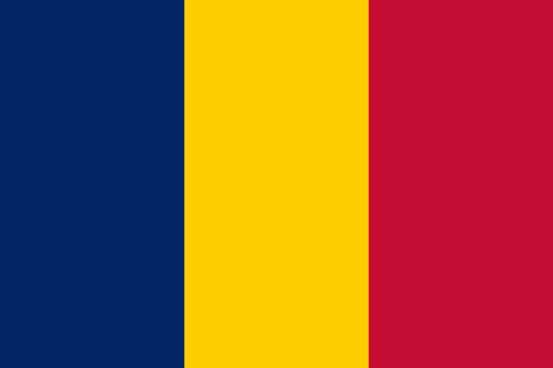 Landesflagge Tschad