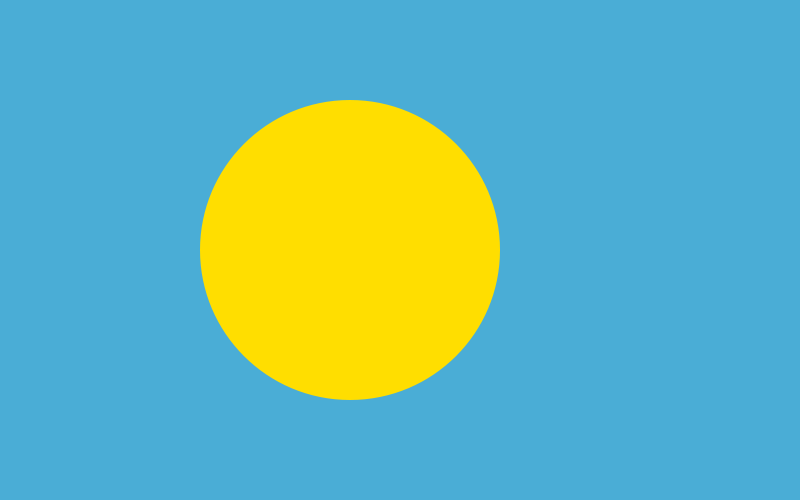 Landesflagge Palau