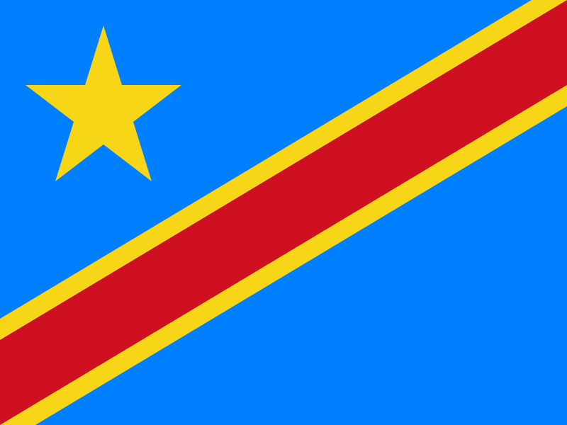 Landesflagge Kongo, Demokratische Republik