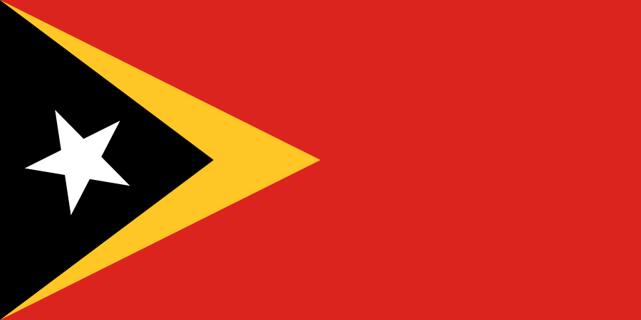 Landesflagge Timor-Leste