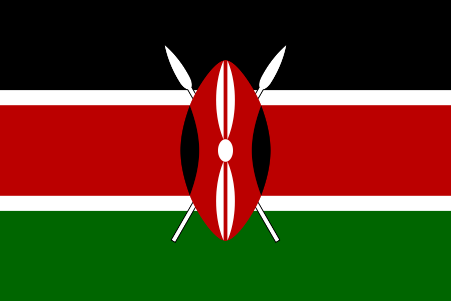 Landesflagge Kenia