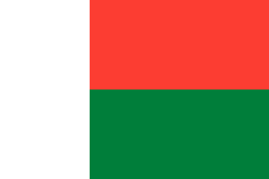 Landesflagge Madagaskar