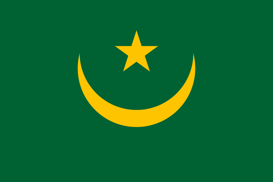 Landesflagge Mauretanien