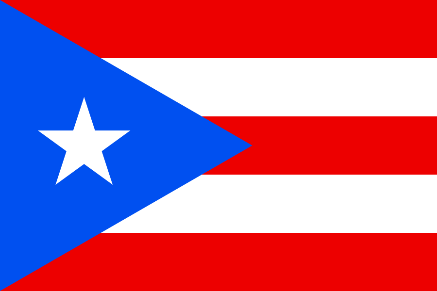 Landesflagge Puerto Rico