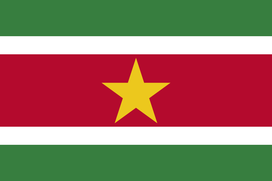 Landesflagge Suriname