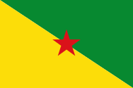 Landesflagge Französisch Guayana