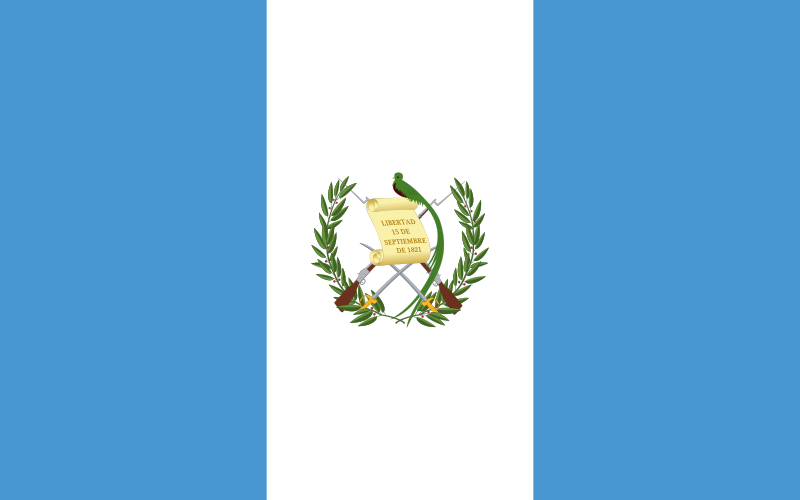 Landesflagge Guatemala