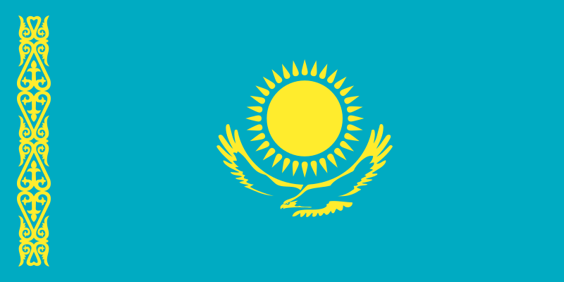 Landesflagge Kasachstan