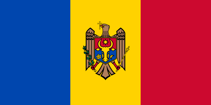 Landesflagge Moldau