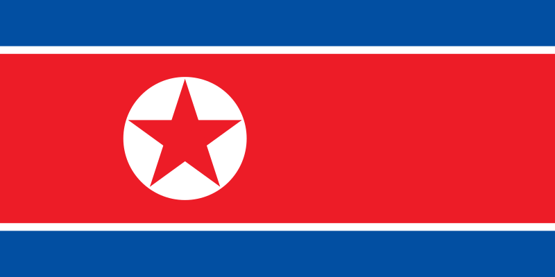 Landesflagge Korea (Nordkorea)