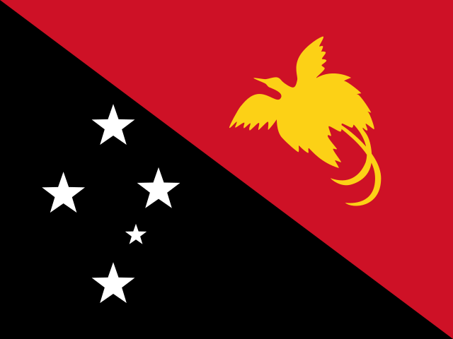 Landesflagge Papua-Neuguinea