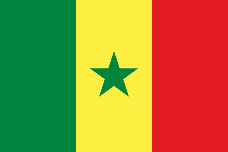 Landesflagge Senegal