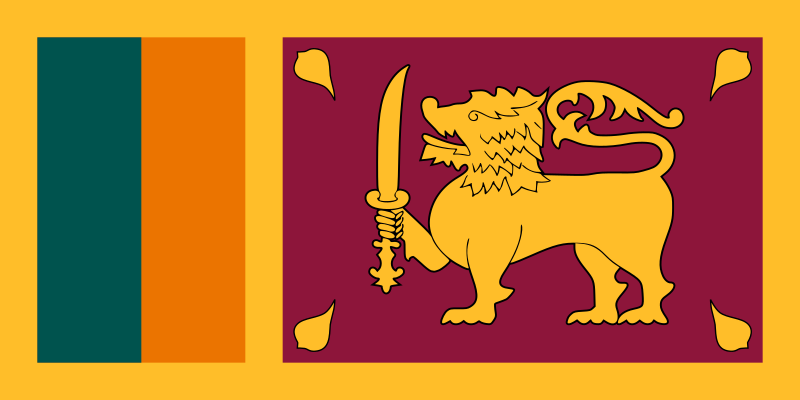 Landesflagge Sri Lanka