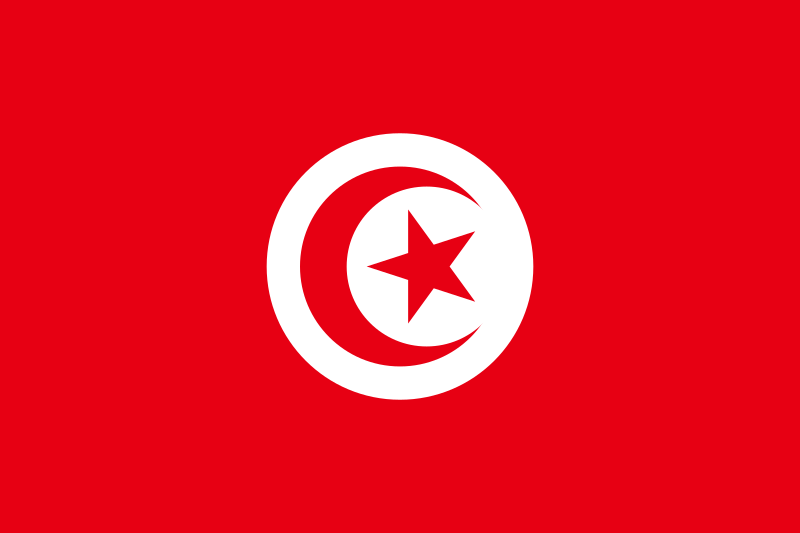Landesflagge Tunesien