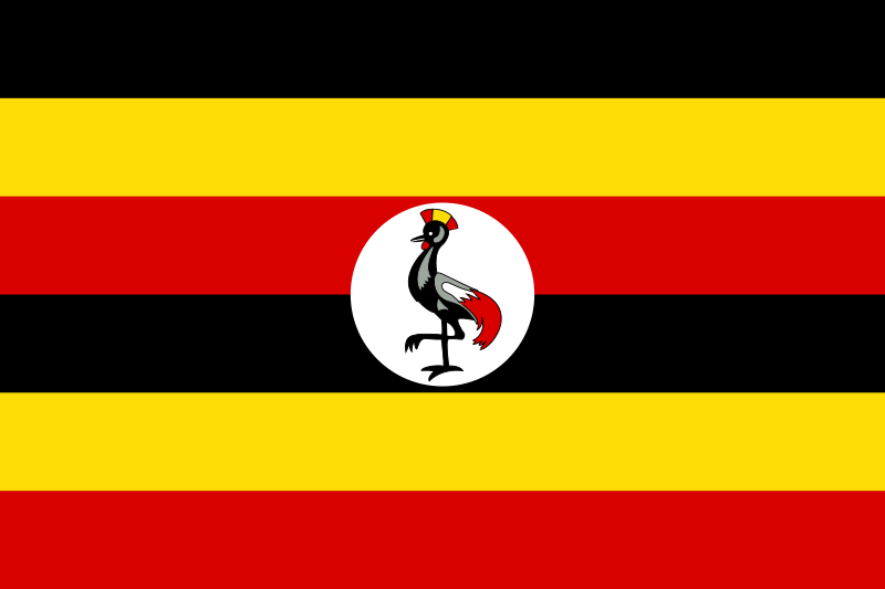 Landesflagge Uganda