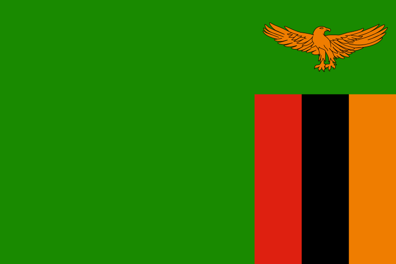 Landesflagge Sambia