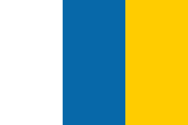 Landesflagge Kanarische Inseln