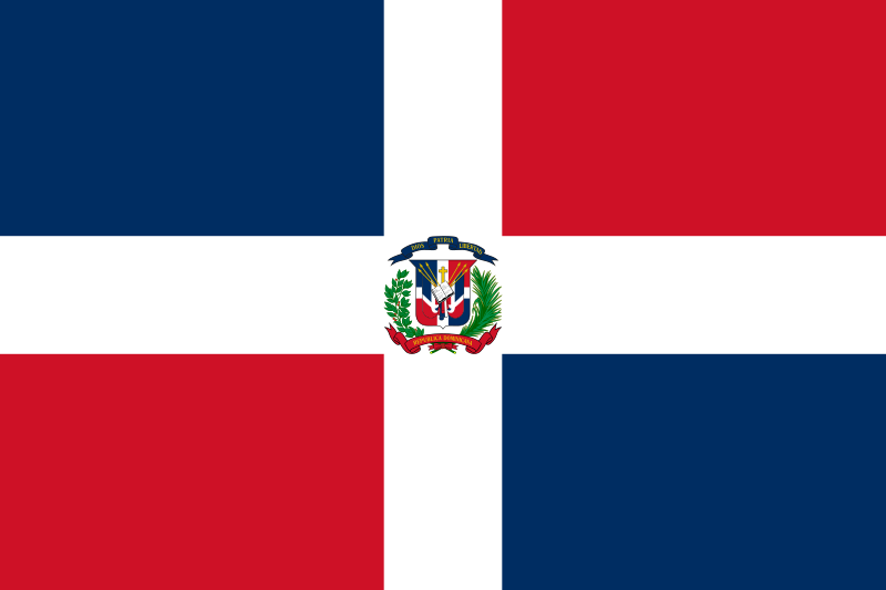 Landesflagge Dominikanische Republik