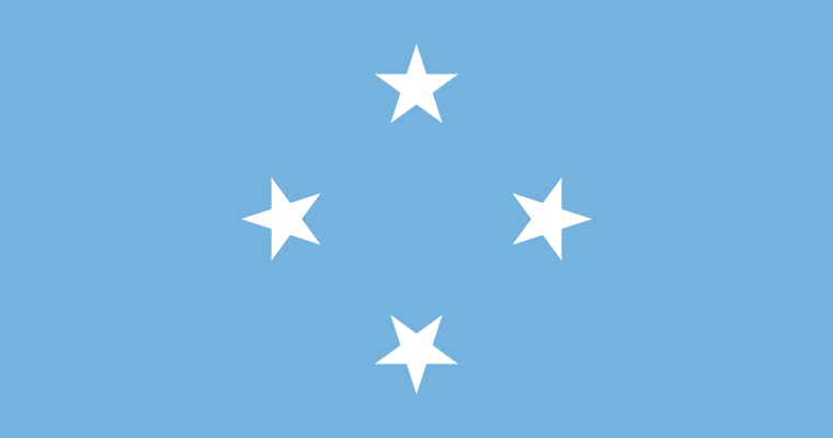 Landesflagge Mikronesien