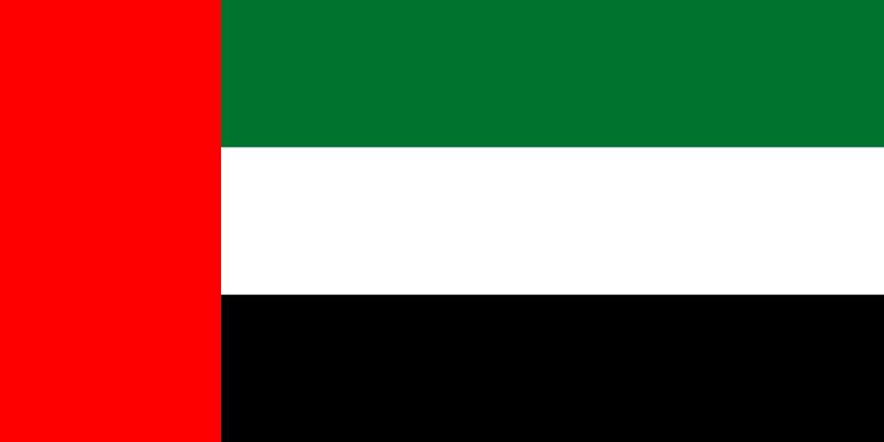 Landesflagge Vereinigte Arabische Emirate